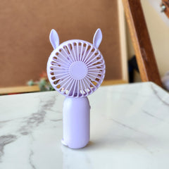 Portable hand fans with ring stand