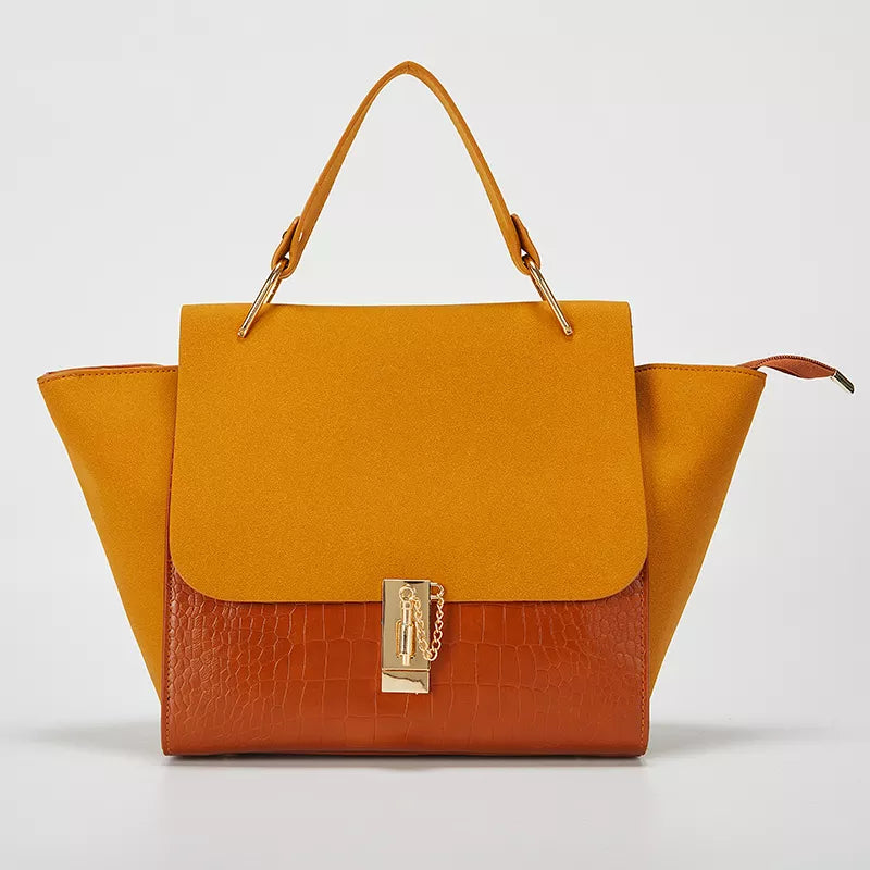 Handbag Crocodile pattern top handle hand bags ,sling bag