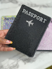 Passport holder /Cover Shiny glitter RFID