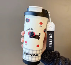 Tumbler happy day Good luck coffee mug