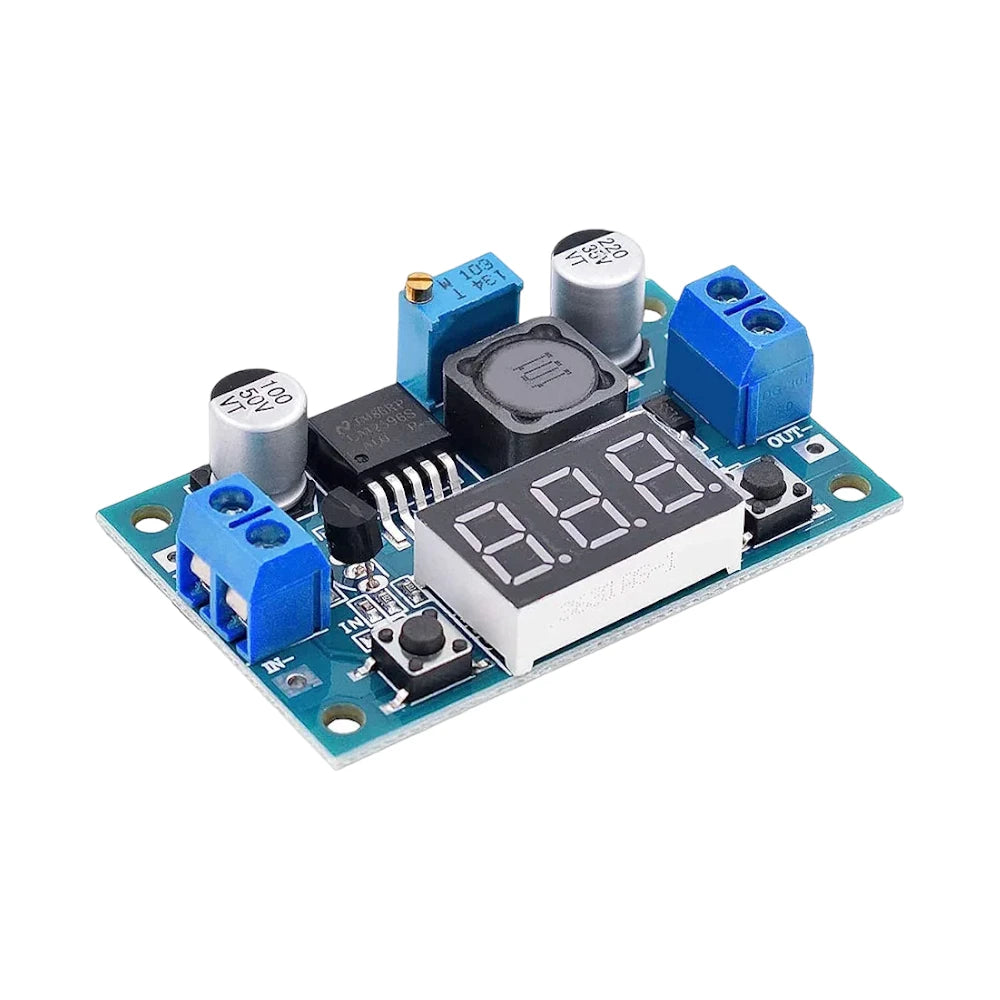 LM2596 DC to DC Voltage Regulator 4-40V to 1.5-35V Buck Converter with LED Display