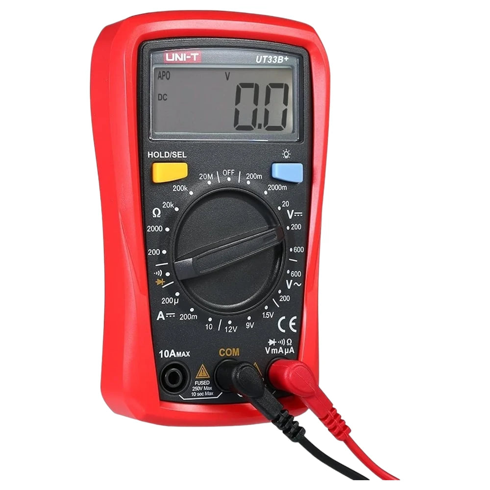 Digital Multimeter - Ut33B+ Handheld LCD Digital Multimeter DC/AC Voltage Dc Current Meter Resistance Tester Voltmeter Ammeter