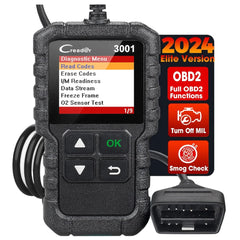 LAUNCH Creader 3001 OBD2 Scanner, Engine Fault Code Reader Mode 6 CAN Diagnostic Scan Tool for All OBDII Protocol Cars Since 1996, Lifetime Free Update