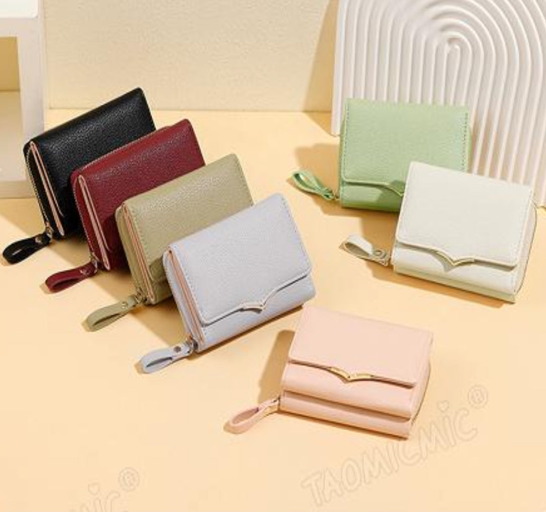 Wallet small with V shape