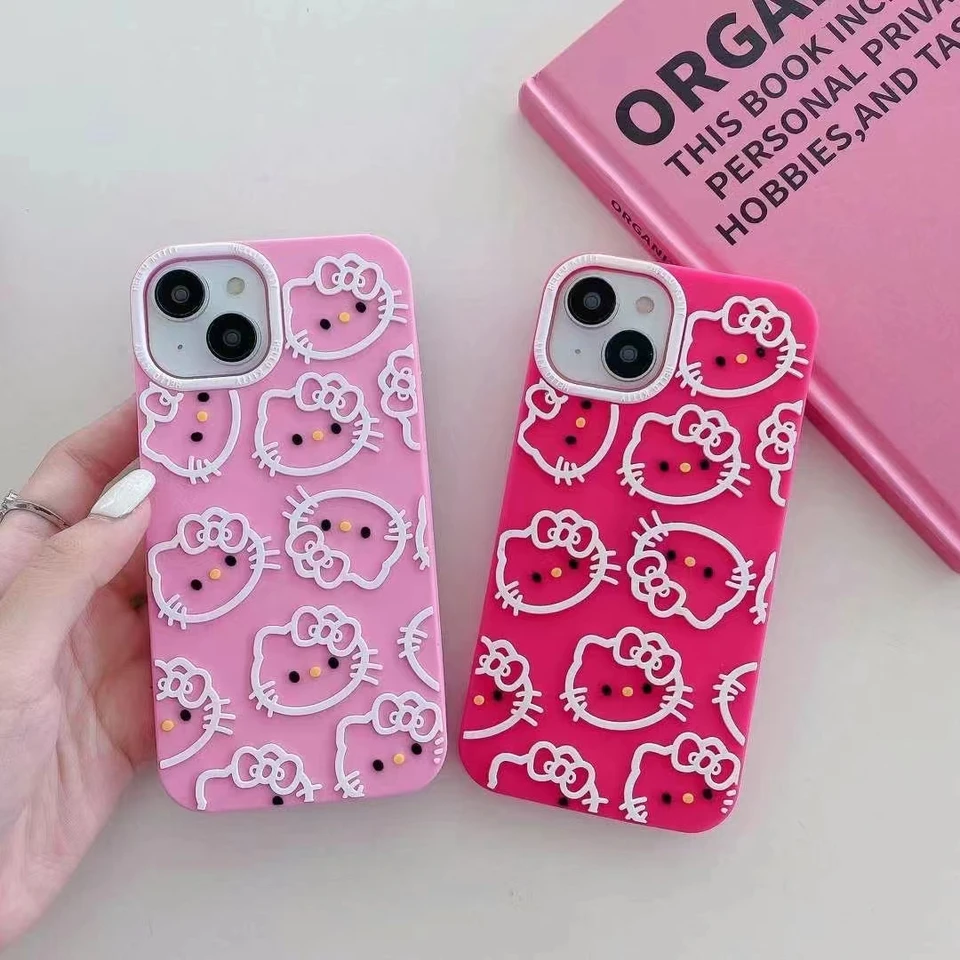 IPhone 15 phone case covers, IPhone 15 hello kitty phone cases