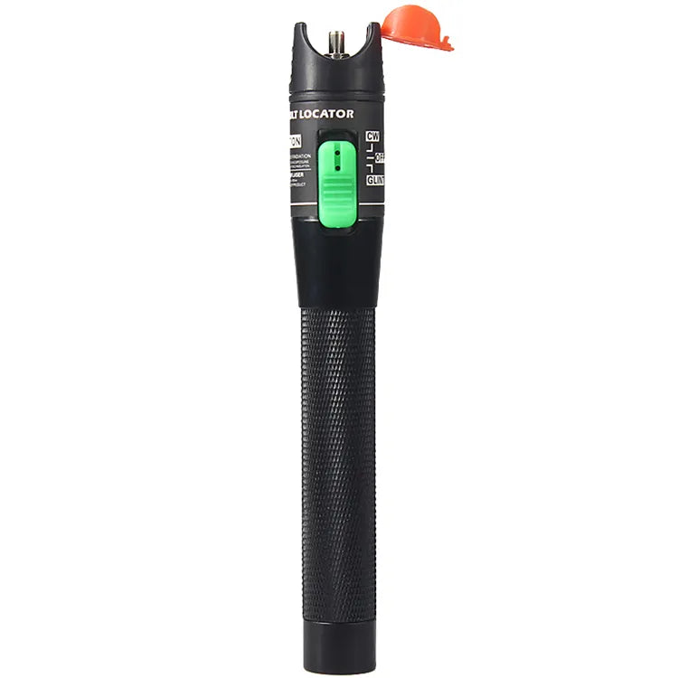 Visual Fault Locator (VFL), Red Light Pen 10mW Fiber Optic Cable Tester Meter with 2.5mm Connector, Up to 10KM Laser pen