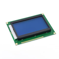 5V 12864 LCD Display Module 128x64 Dots Graphic Matrix Blue Yellow-Green Backlight (Blue)