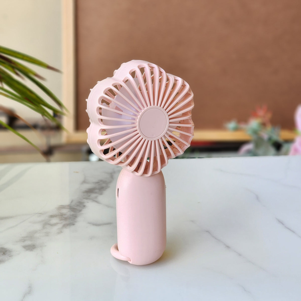 Flower styled fan