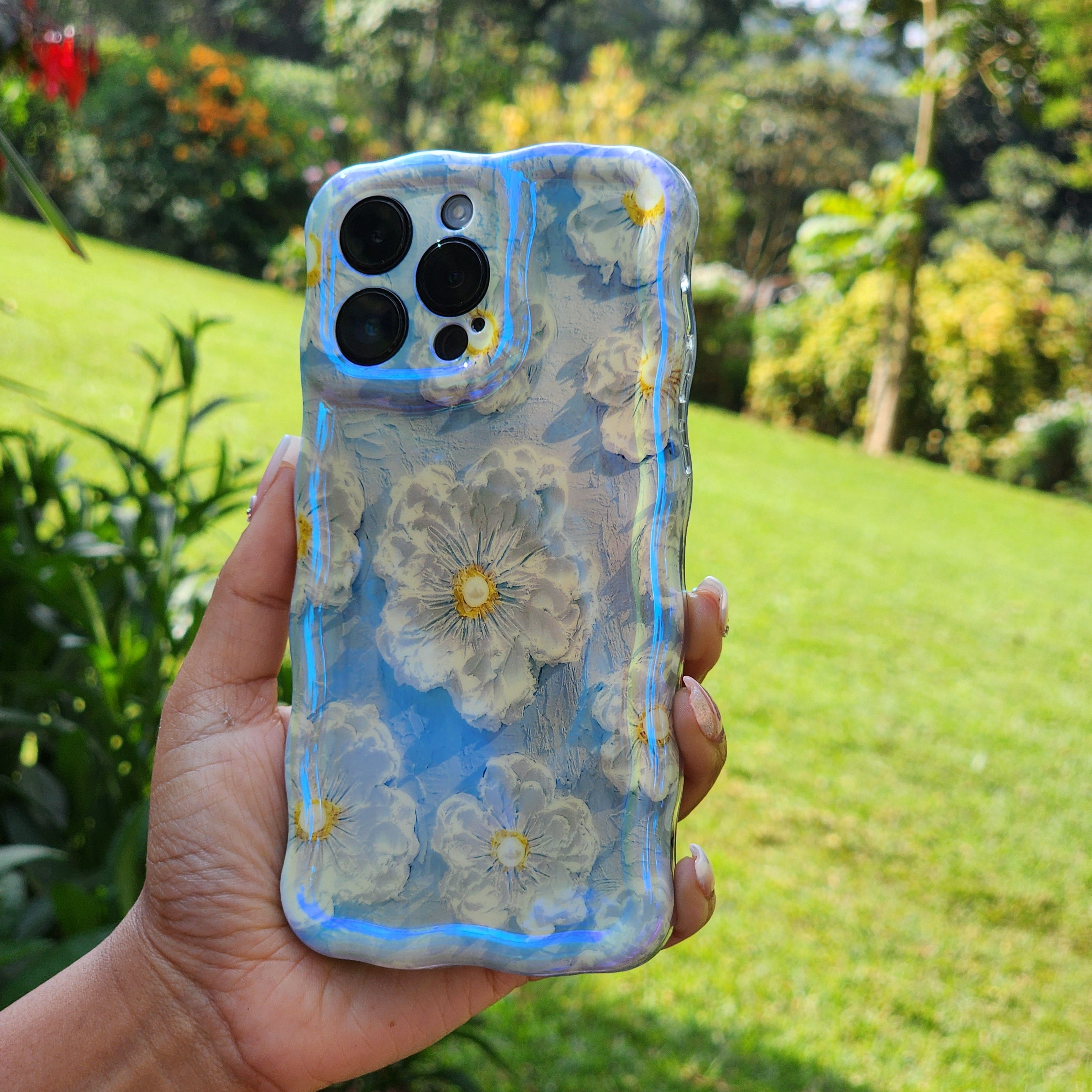 IPhone 12 flower phone case cover