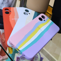 Samsung A05 multi colored cases phone case rainbow