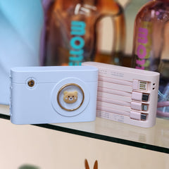 Power bank small Cute 10,000 mAH powerbanks camera design