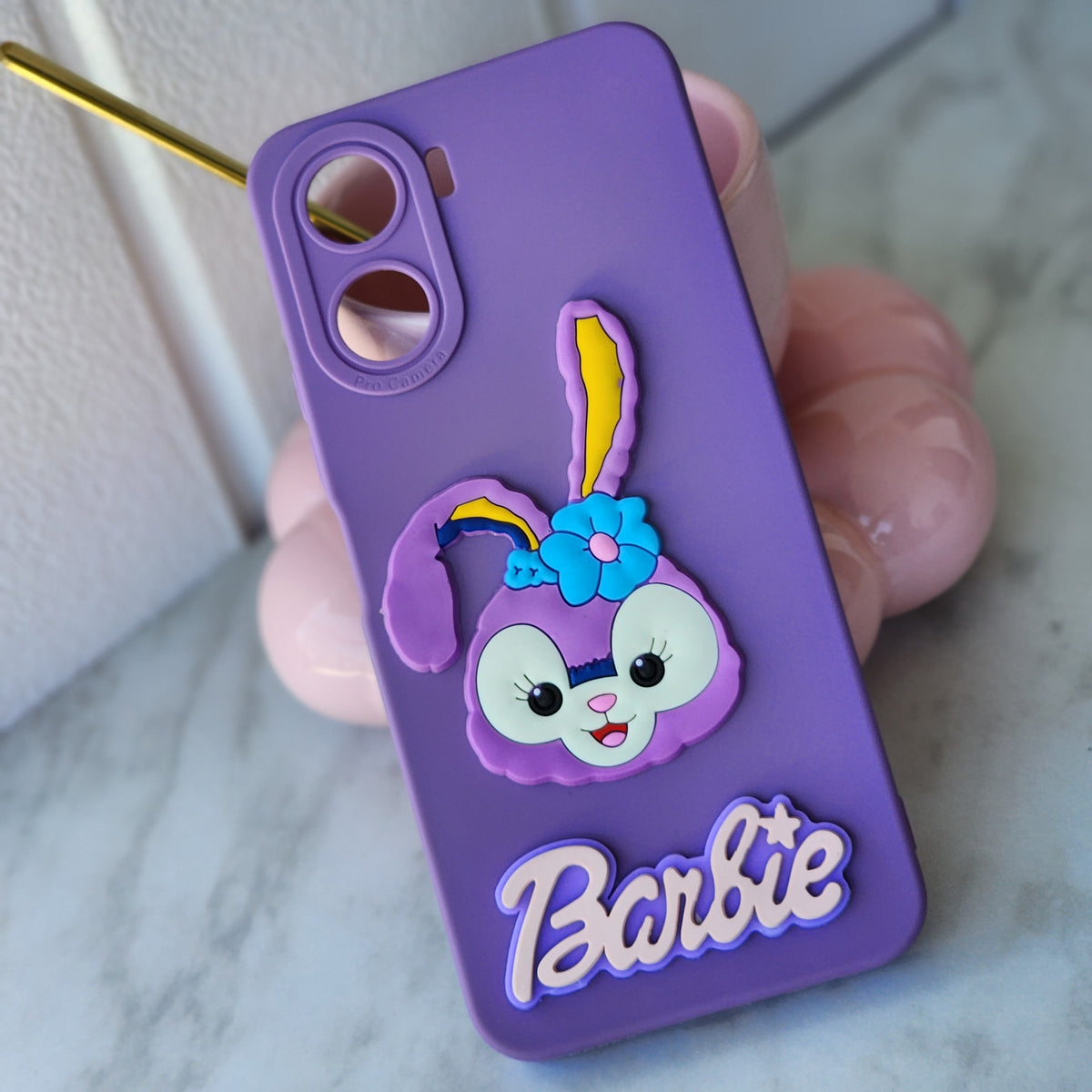 Vivo Y 16 cartoon case Y16 cases barbie