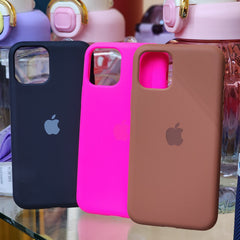 IPhone 11 pro silicone case open camera cases