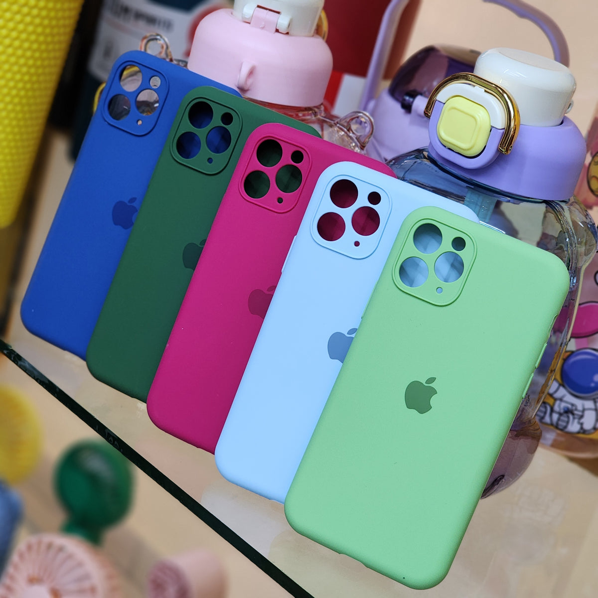 IPhone 11 pro silicone case protected  camera cases