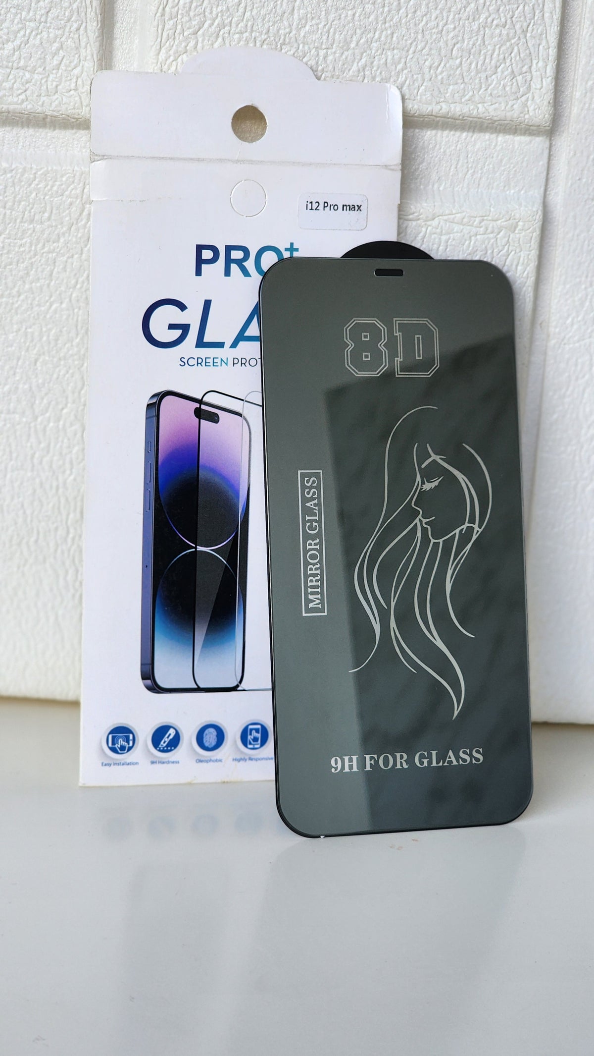 IPhone 12 pro max screen protector phone glass screen protectors 9H glass protector 8D mirror glass