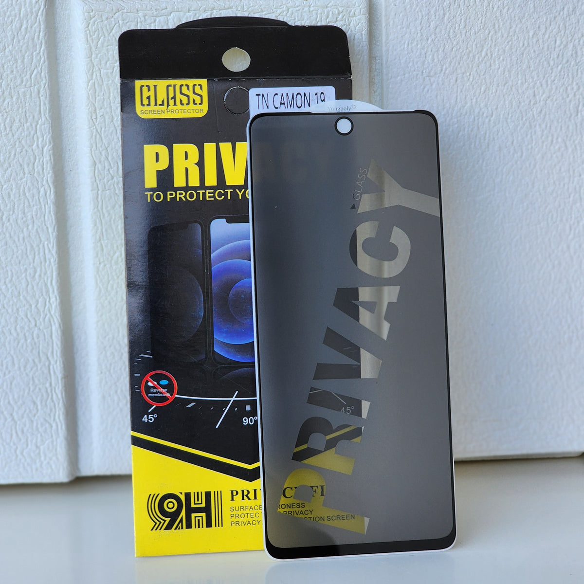 Screen protector  privacy Tecno Camon 19 glass 9H glass