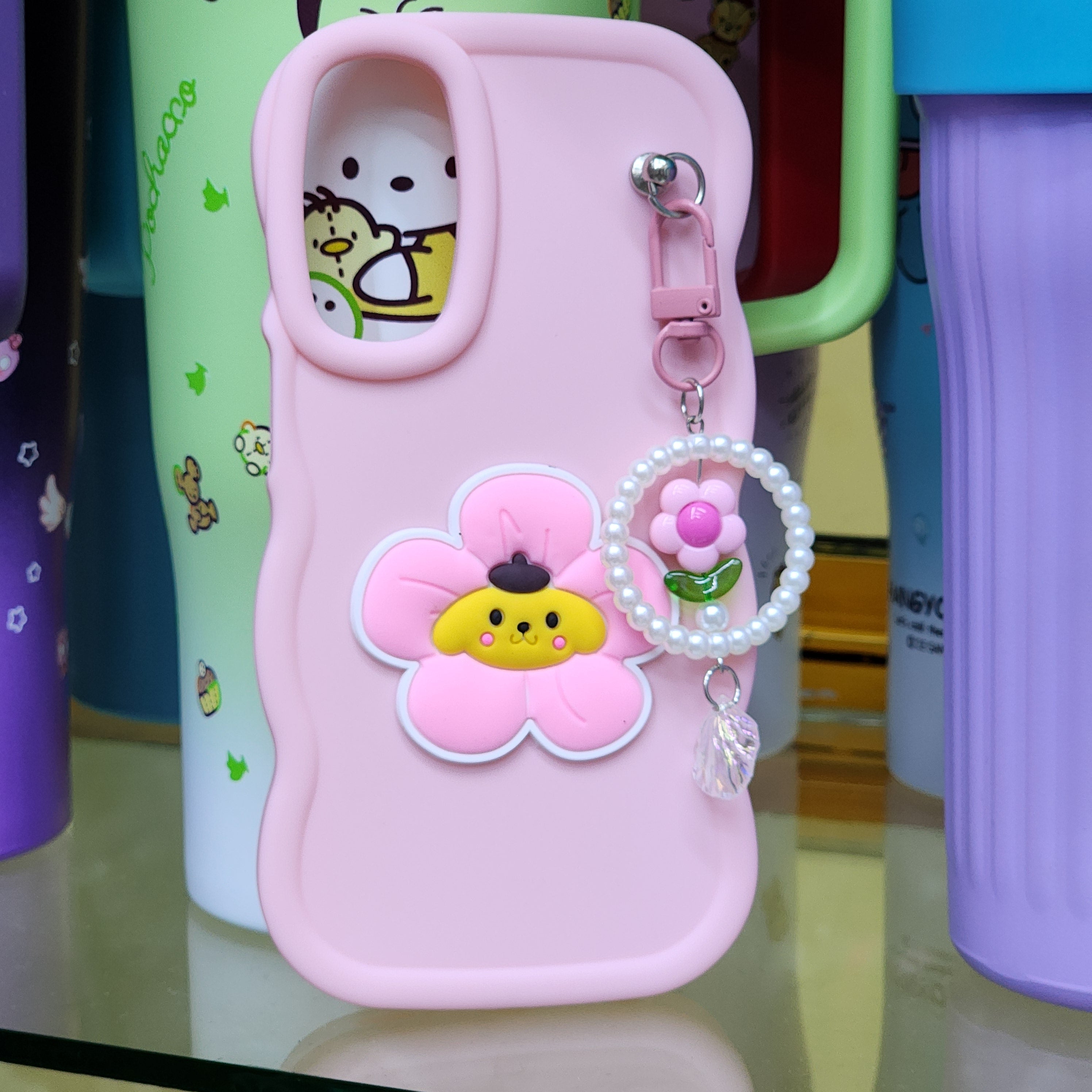 Samsung A15 case cases with charm pendant and cartoon A 15