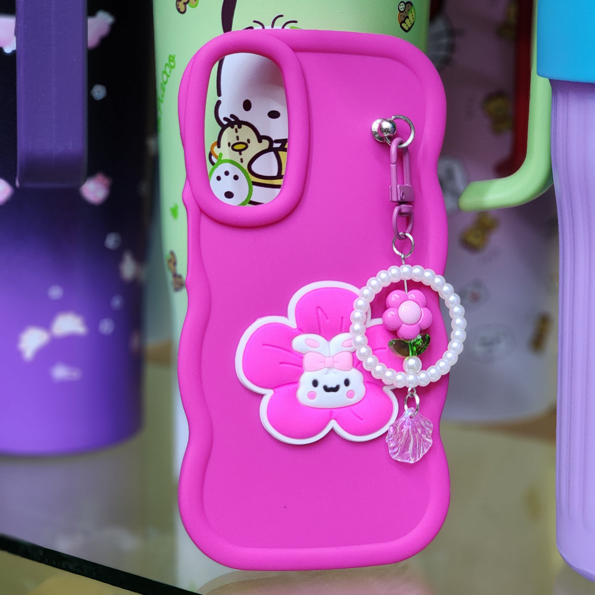 Samsung A15 case cases with charm pendant and cartoon A 15