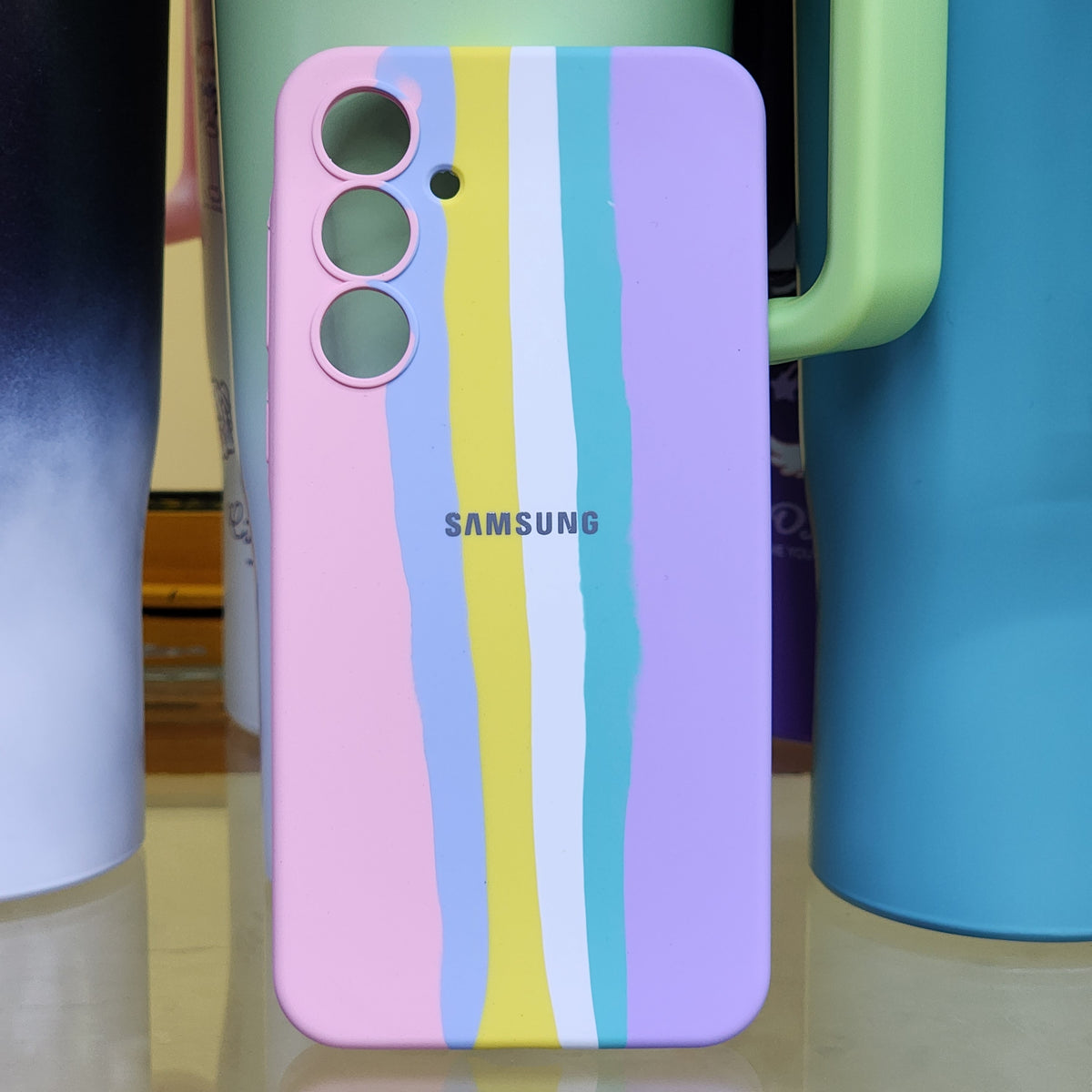 Samsung A 55 5g case A55 phone cases multi colored rainbow