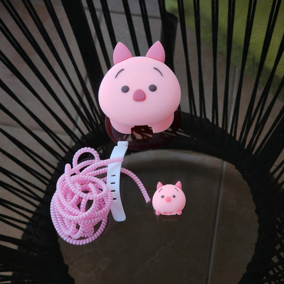Cute 3d charger protector