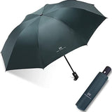Automatic Umbrella, Windproof Travel Umbrella for Rain, Auto Open Close Compact Folding Umbrella, Sun Protection Tote Umbrella with Black Coating for Women Men
