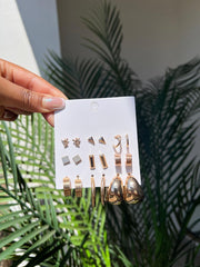 Earring Sets assorted studs and loops