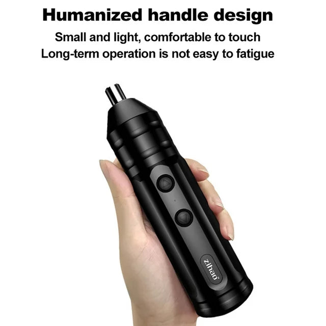 Mini Cordless Electric Screwdriver Portable Power Tools Set Rechargeable Multifunctional Electric Screwdriver