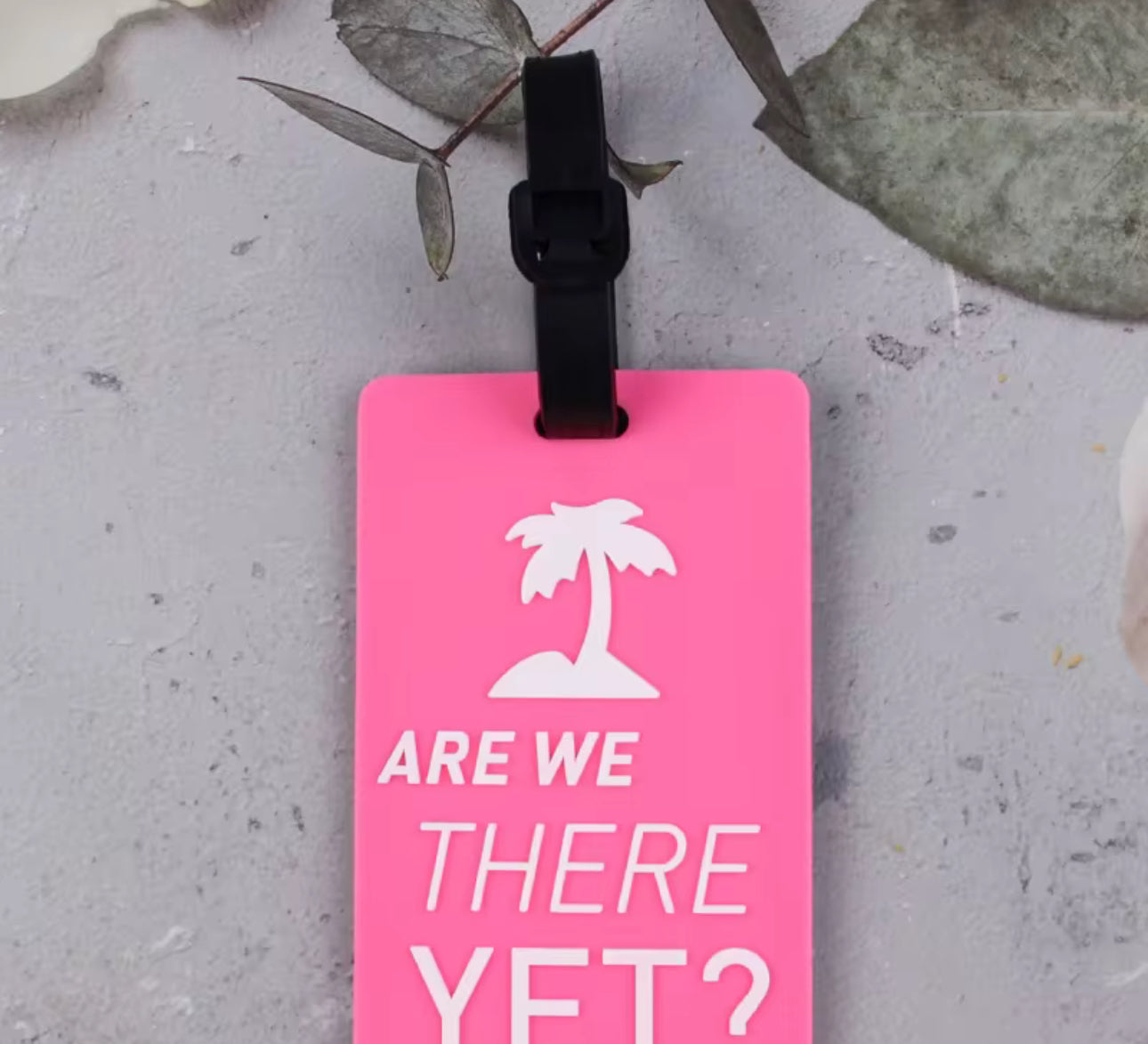 Luggage tags passport Cover are we there yet?