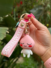 Key Holder pink and White head