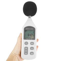 Digital LCD Sound Level Meter,GM1357 Handy Mini Digital LCD Sound Level Meter Noise Tester Range from 30~130dB, 35~130dBC Decibels