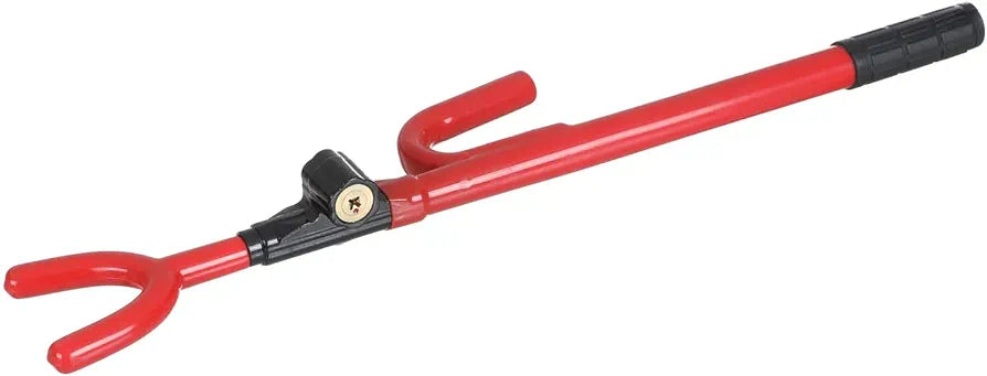 CQ Legend anti-Theft Steering Wheel Lock - Red and Black