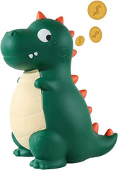 Dinosaur Piggy Bank, Briuhap Plastic Shatterproof Money Coin Bank, Cute Kids Piggy Bank for Boys Girls, Great Gifts for Birthday, Christmas, Baby Shower