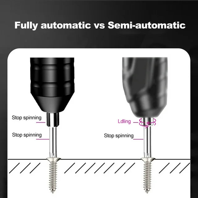 Mini Cordless Electric Screwdriver Portable Power Tools Set Rechargeable Multifunctional Electric Screwdriver