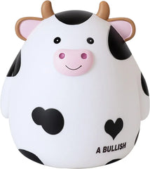Cow Piggy Bank,Kids Money Bank for Boys,Cute Coin Bank Large Piggy Banks,Plastic Animal Banks Birthday for Boys Girls,Adult Coin Saving Boxes Home Decoration