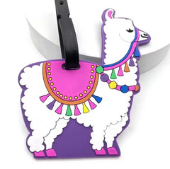 Luggage tag passport travel Llama