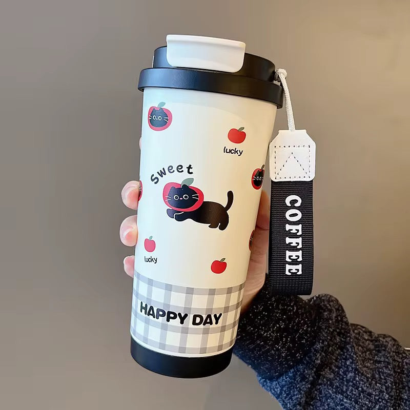Tumbler happy day Good luck coffee mug