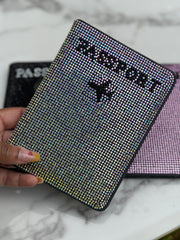 Passport holder /Cover Shiny glitter RFID