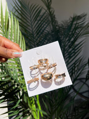 Ring set chunky ring