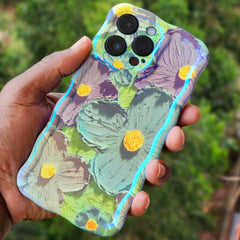 IPhone 12 flower phone case cover