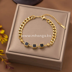 Bracelet Black And Gold