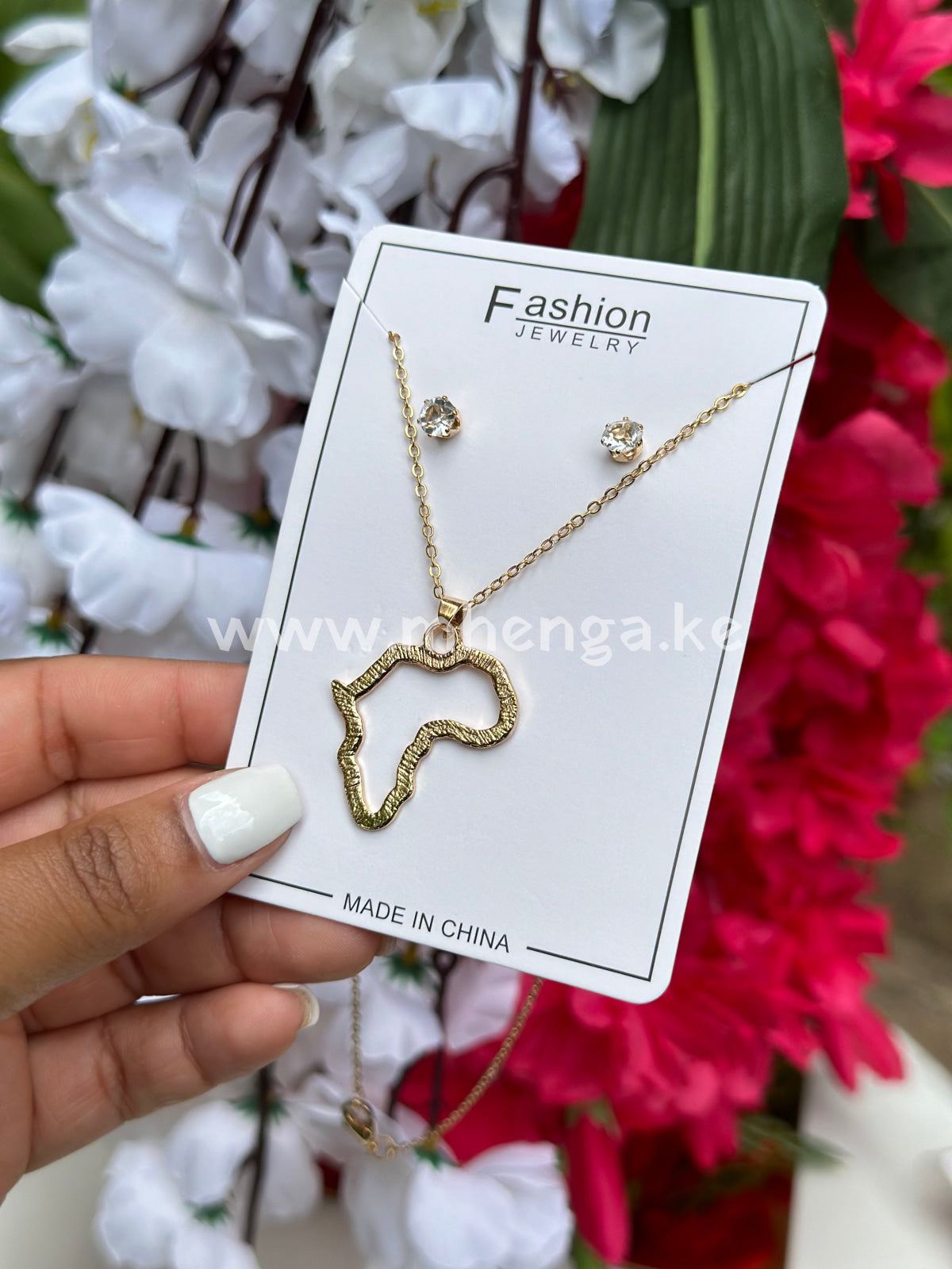 Chain Necklace And Earring Sets Africa Set