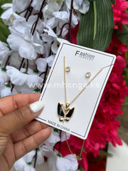 Chain Necklace And Earring Sets Butterfly Set