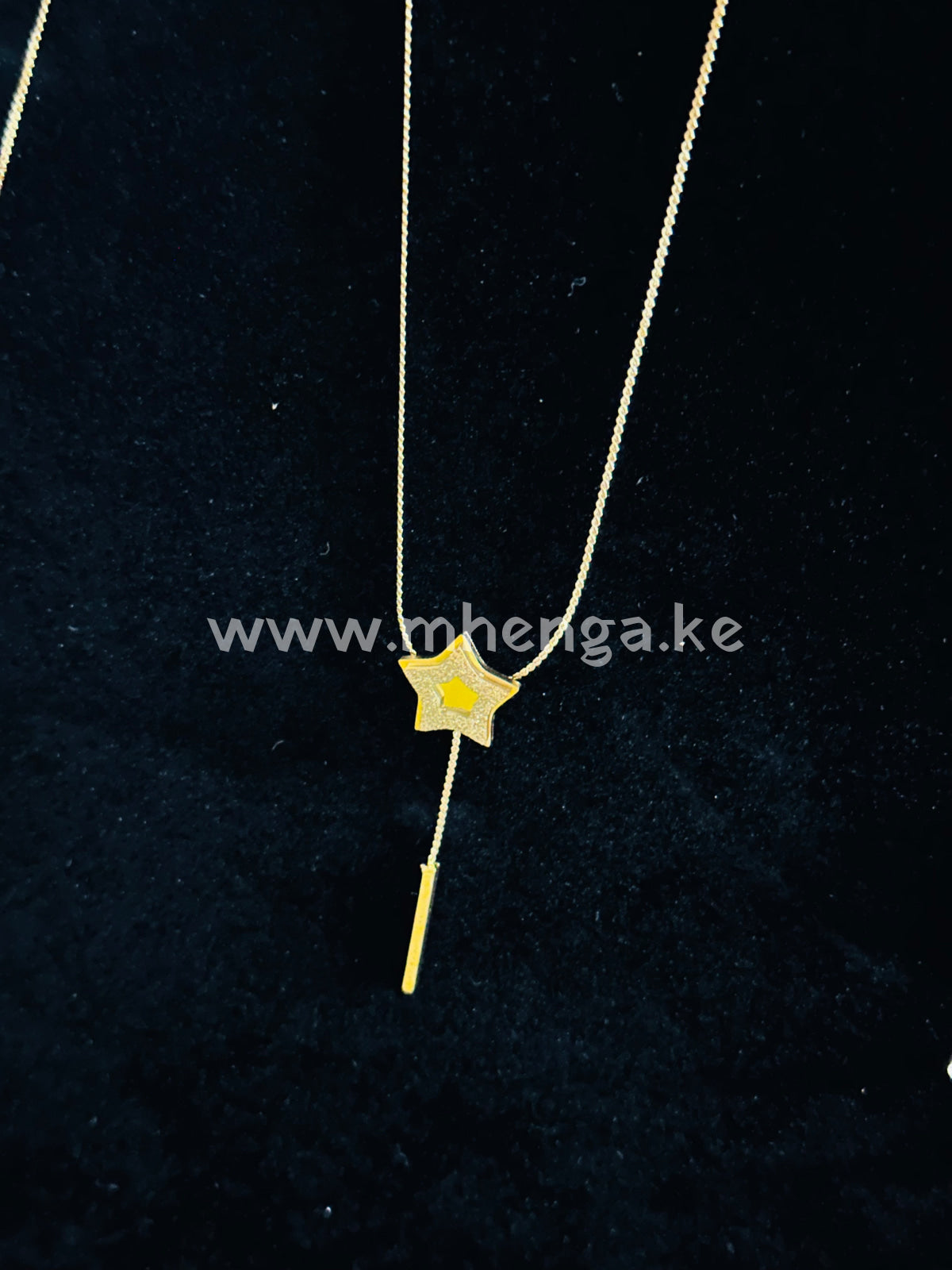 Chain Necklace Single Love Butterfly Heart Star Gold