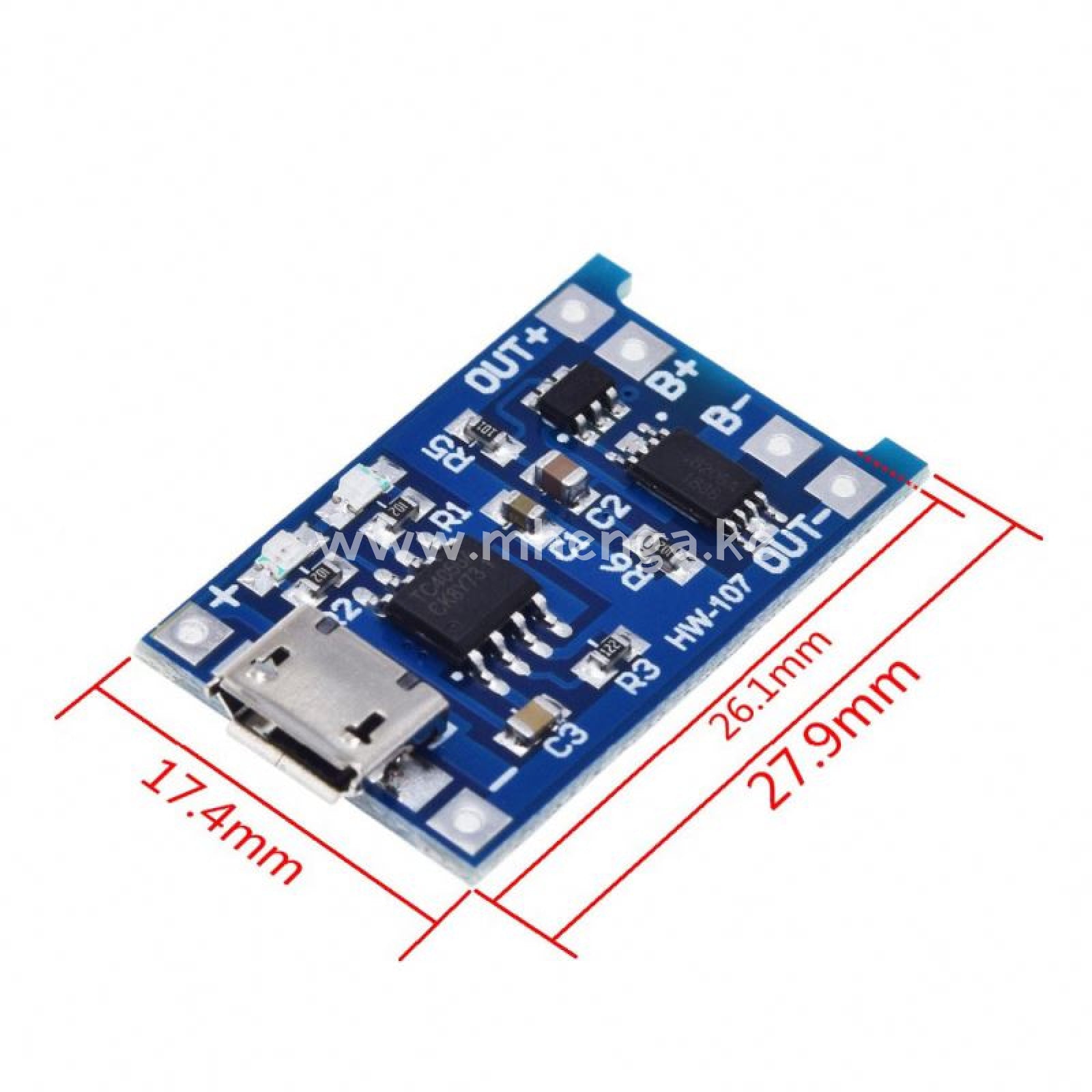 Charging Module 18650 Lithium Battery Charger Board Tp 4056 Micro Usb Mini Manufacturer Li Ion
