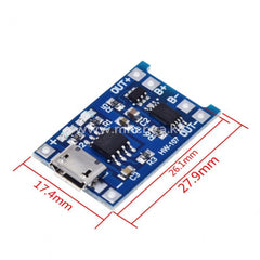 Charging Module 18650 Lithium Battery Charger Board Tp 4056 Micro Usb Mini Manufacturer Li Ion