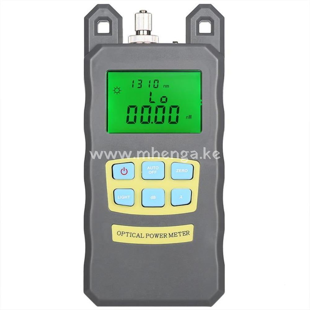 Comptyco Aua-70A Optical Power Meter Fiber Tester Light Decay Loss Test Send Fc / Sc Adapter Gray