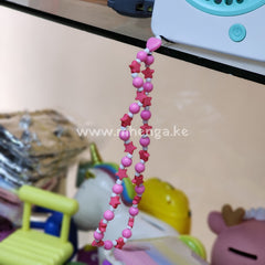 Cute Heart Star Beads Phone Charm