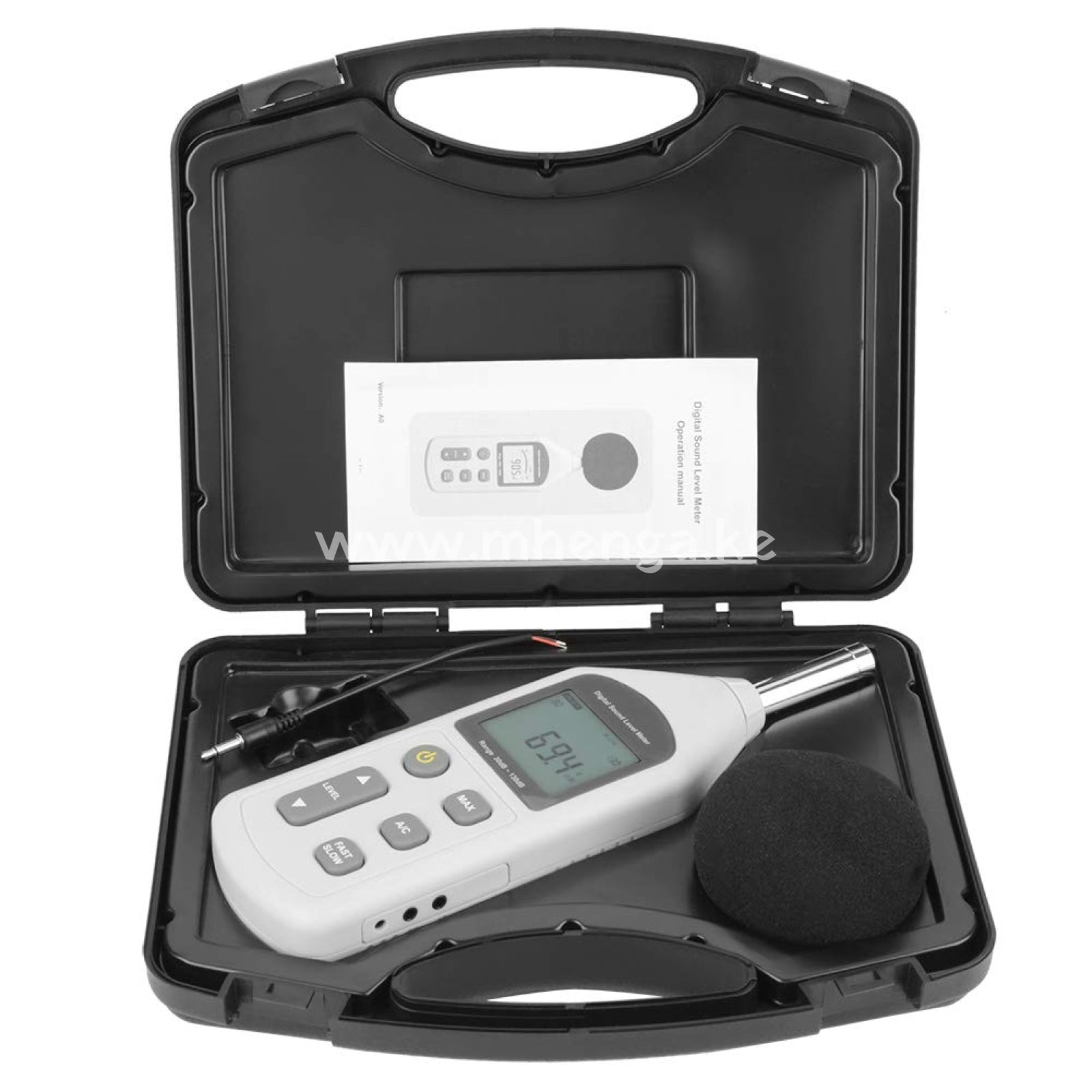 Digital Lcd Sound Level Meter Gm1357 Handy Mini Noise Tester Range From 30~130Db 35~130Dbc Decibels
