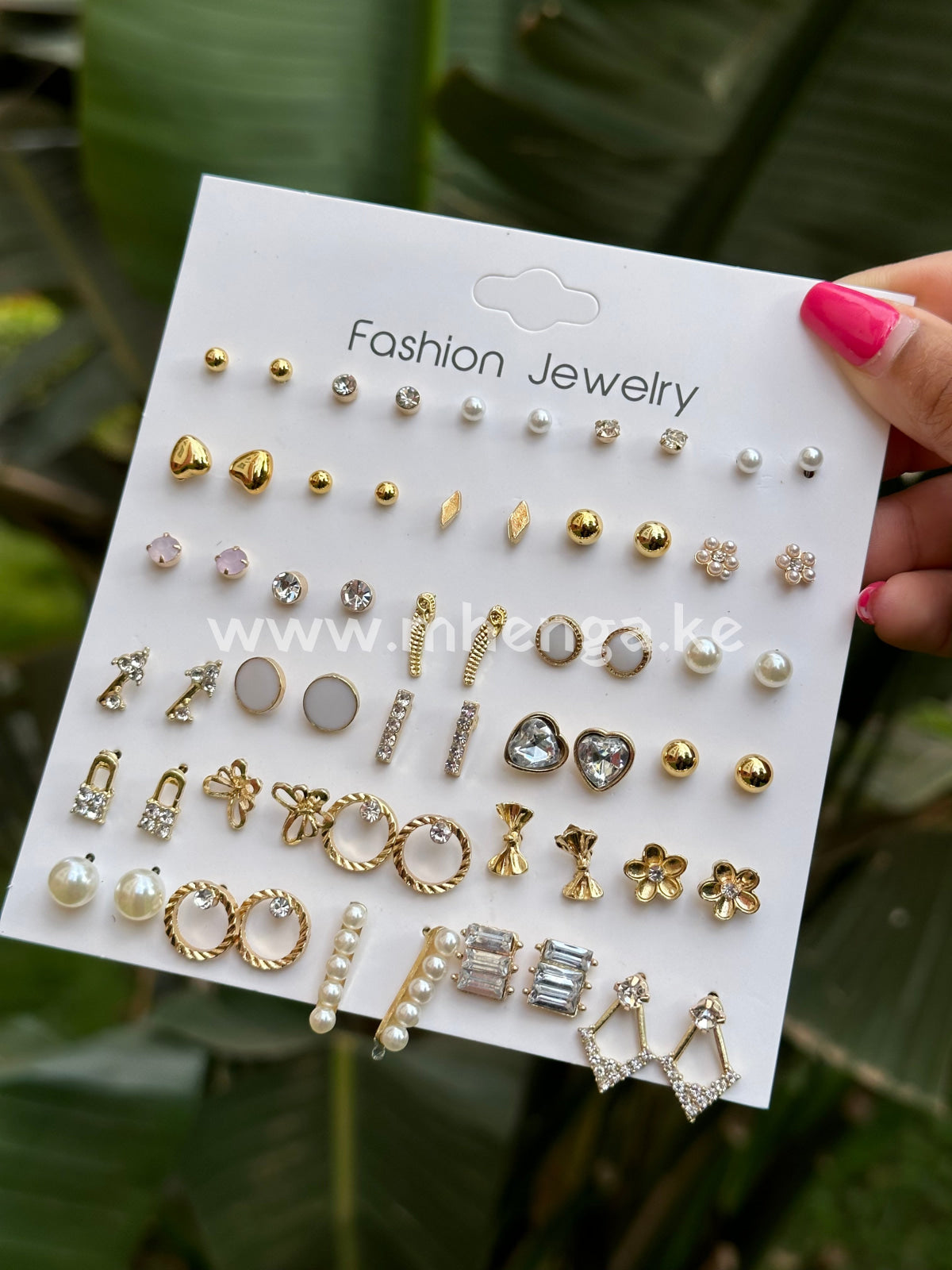 Earring Set 30Piece Large Studs