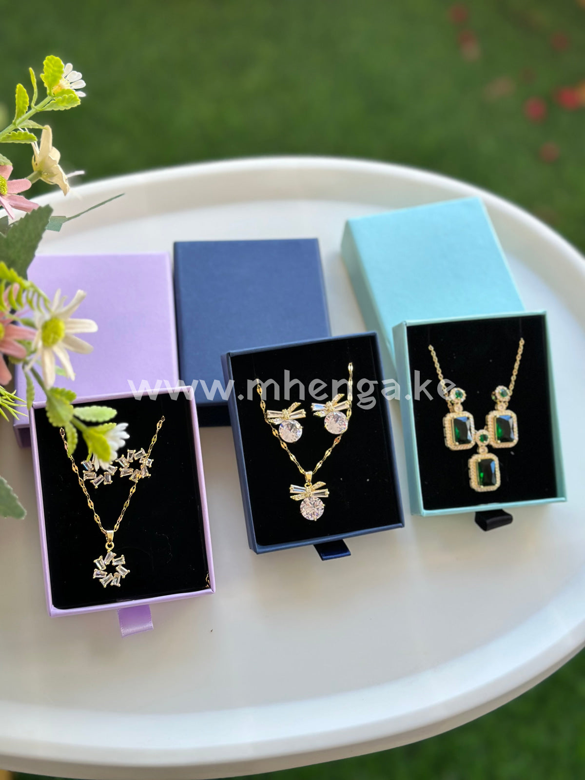 Earring Set With Necklace Pendant